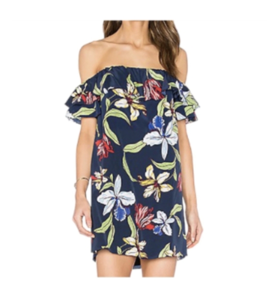 Amanda Uprichard Dresses & Skirts - Amanda Uprichard Silk Floral Ethan Mini Dress - Sz Large but fits like a Medium